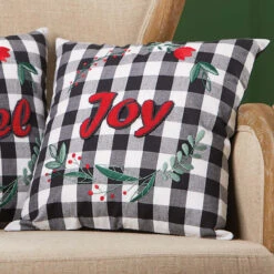 Herrschners Joyful Tidings Pillow Cover Punch Needle Kit