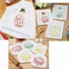 Herrschners Winter Blessings Apron, Pot Holders, & Towel Trio Stamped Cross-Stitch -Robotime Zone 540777 82192.1693463376