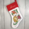 Herrschners Festive Fox Stocking Stamped Cross-Stitch Kit -Robotime Zone 540806 36467.1693463436