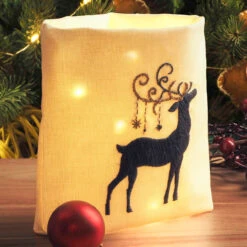 Herrschners Majestic Deer Bag Stamped Embroidery Kit