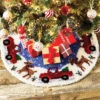 Herrschners Woodland Christmas Tree Skirt Latch Hook Kit -Robotime Zone 551903 87198.1693464250