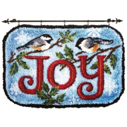 Herrschners Chickadee Joy Latch Hook Kit