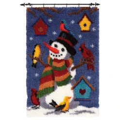 Herrschners Wintertime Friends Latch Hook Kit