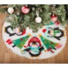 Herrschners Penguin Pals Tree Skirt Latch Hook Kit -Robotime Zone 552227 98121.1693464529