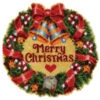 Herrschners Christmas Greetings Wreath Latch Hook Kit -Robotime Zone 552232 92779.1693464546