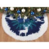 Herrschners Snowy Nights Tree Skirt Latch Hook Kit -Robotime Zone 552235 66647.1695648813
