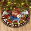 Herrschners Holiday Train Tree Skirt Latch Hook Kit -Robotime Zone 558708 46096.1693464822