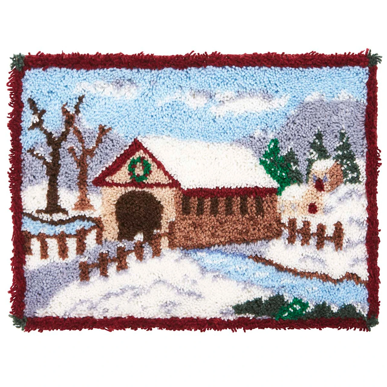 Sundance Winter Crossing Latch Hook Kit 3 Sundance Winter Crossing Latch Hook Kit