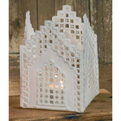 Permin White Church Hardanger Kit