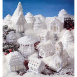 Herrschners Snow Village Plastic Canvas Kit