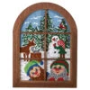 Herrschners Holiday Elves Window Wall Hanging Kit & Frame Plastic Canvas -Robotime Zone 570611 03249.1693467412