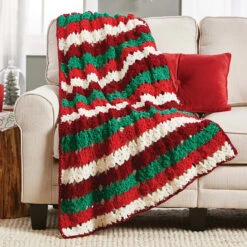 Herrschners Jingle Jangle Afghan Crochet Kit