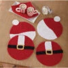 Village Yarn Santa & Mrs. Claus Place Mats Crochet Yarn Kit -Robotime Zone 585121 55996.1693468042
