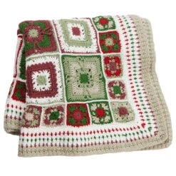 Herrschners Merry Mistletoe Afghan Crochet Kit -Robotime Zone 585455 2 45530.1696259780