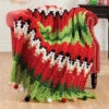 Herrschners Merry & Bright Ripple Afghan Crochet Kit 1 Herrschners Merry & Bright Ripple Afghan Crochet Kit -Robotime Zone 585463 65005.1693468087