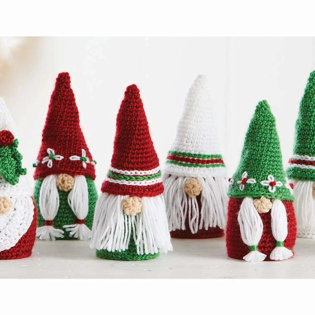 Herrschners Gnome For The Holidays Ornaments Crochet Kit 4 Herrschners Gnome For The Holidays Ornaments Crochet Kit - Image 2