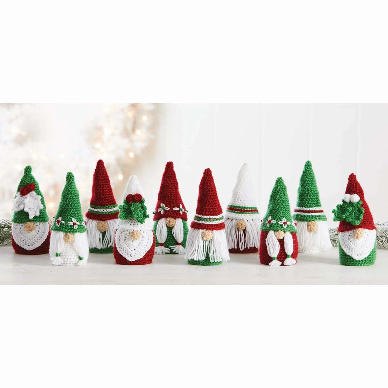 Herrschners Gnome For The Holidays Ornaments Crochet Kit 3 Herrschners Gnome For The Holidays Ornaments Crochet Kit