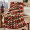 Herrschners Very Merry Crochet Afghan Kit -Robotime Zone 586036 30112.1693468132
