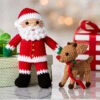 Herrschners Santa's Favorite Reindeer Crochet Kit -Robotime Zone 586261 33399.1695248267