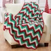 Herrschners Holiday Velvet Afghan Crochet Kit -Robotime Zone 586294 37440.1695248268