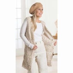 Boho Sampler Vest Crochet Yarn Kit