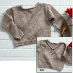Darling Pullover Sweater Knit Yarn Kit