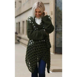 Willow Yarns Leona Lounge Cardigan Crochet Yarn Kit -Robotime Zone 730834P 2 81804.1640907536