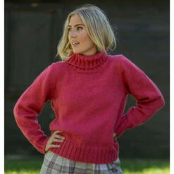 Willow Yarns Revere Turtleneck Sweater Knit Yarn Kit