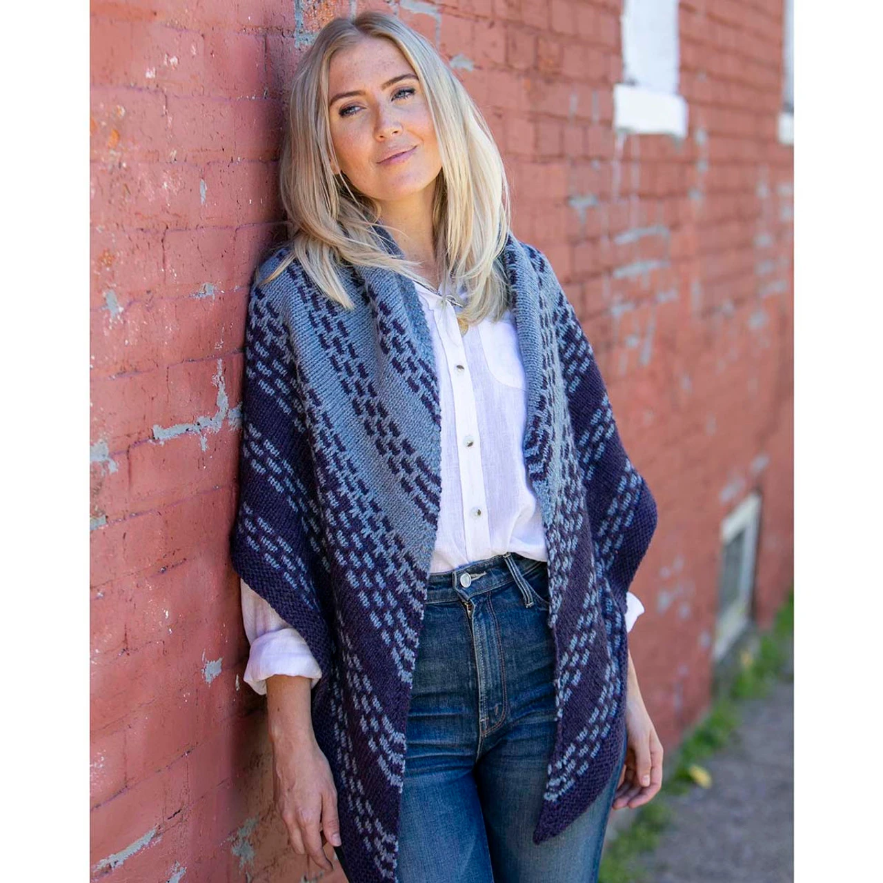 Willow Yarns Two-Toned Shawl Knit Yarn Kit 3 Willow Yarns Two-Toned Shawl Knit Yarn Kit