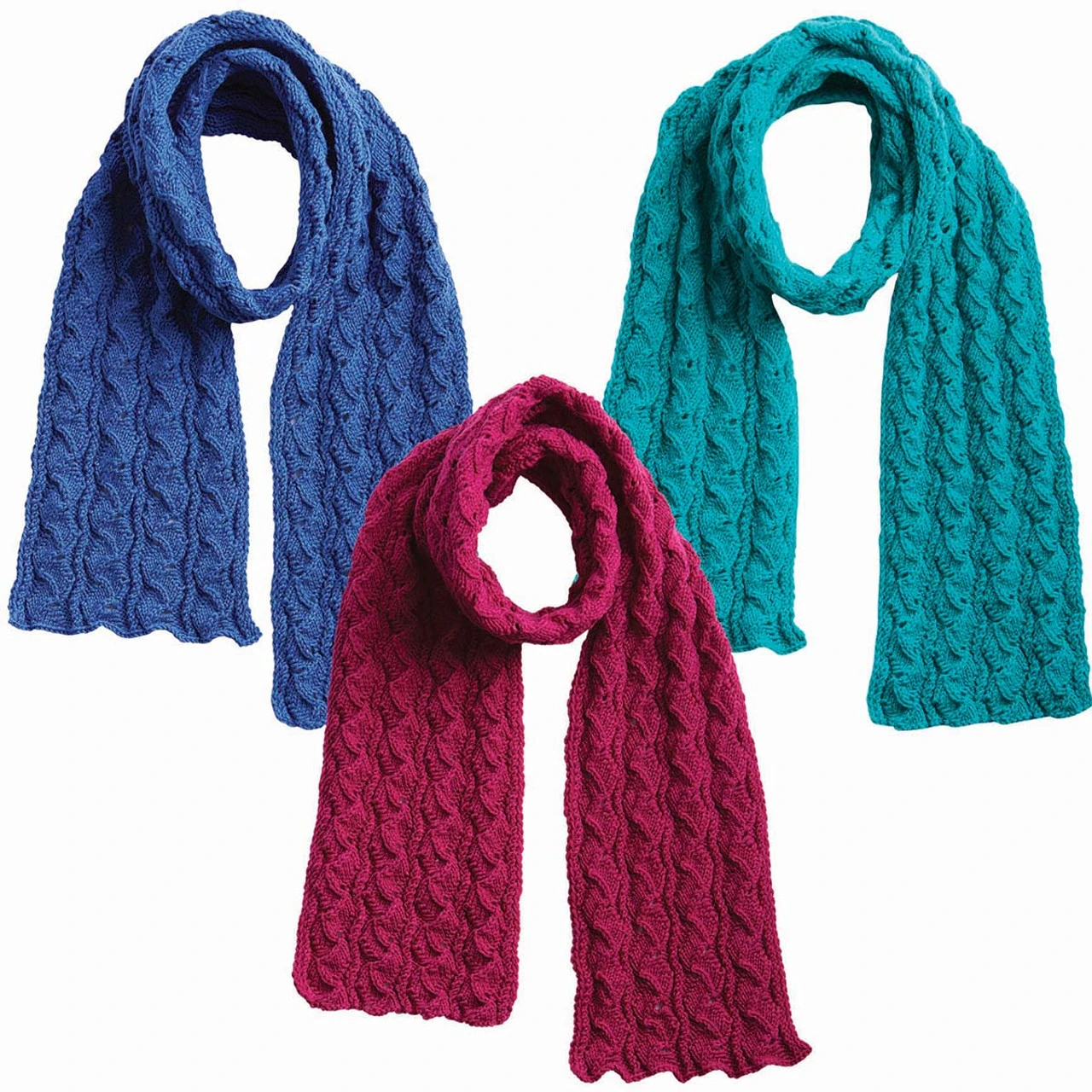 Willow Yarns Hathaway Scarf Knit Yarn Kit 3 Willow Yarns Hathaway Scarf Knit Yarn Kit