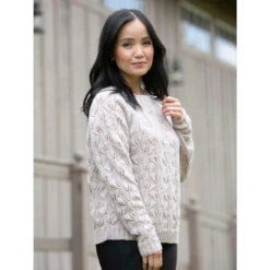 Leafy Pullover Knit Yarn Kit