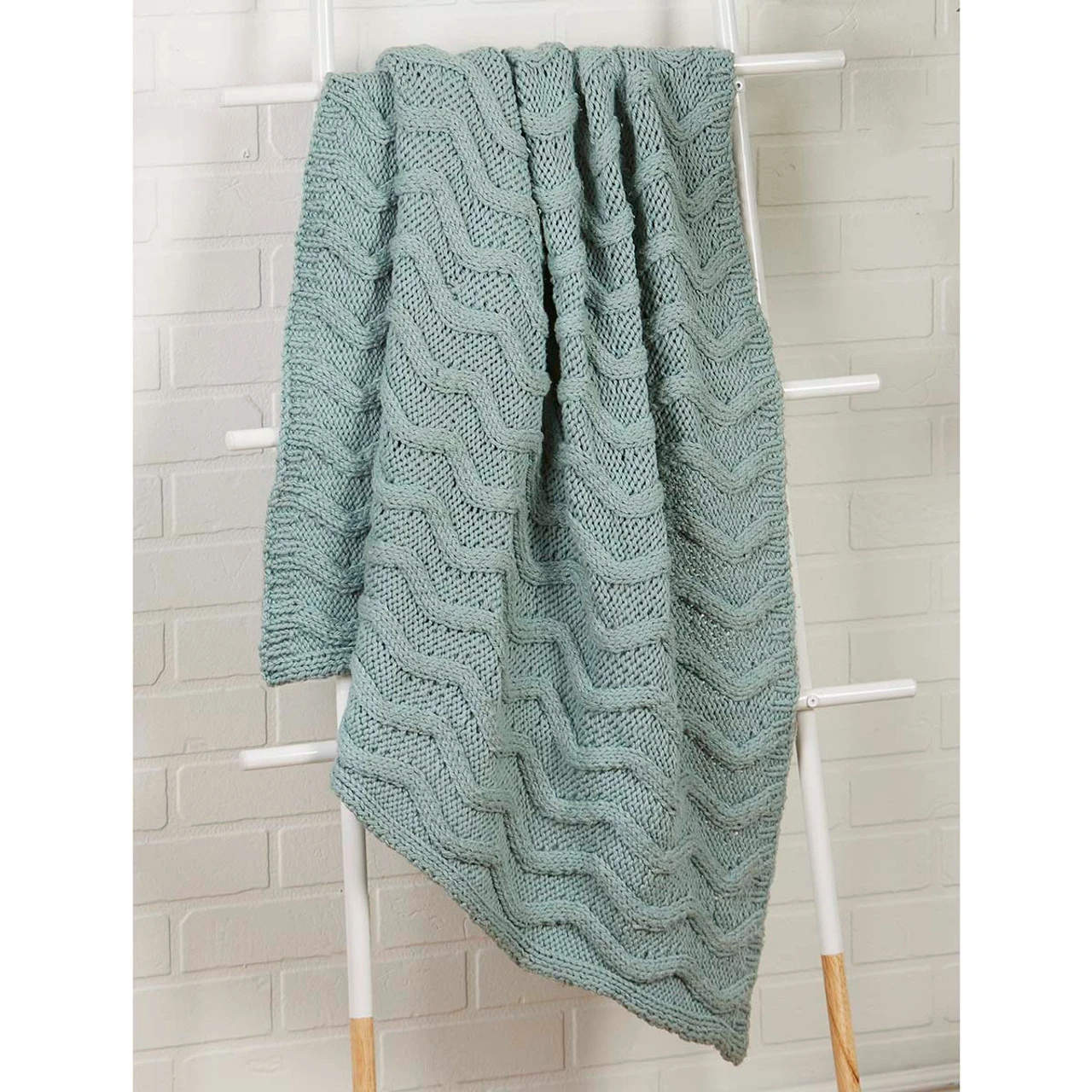 Willow Yarns Ziggity-Zag Throw Knit Yarn Kit 3 Willow Yarns Ziggity-Zag Throw Knit Yarn Kit