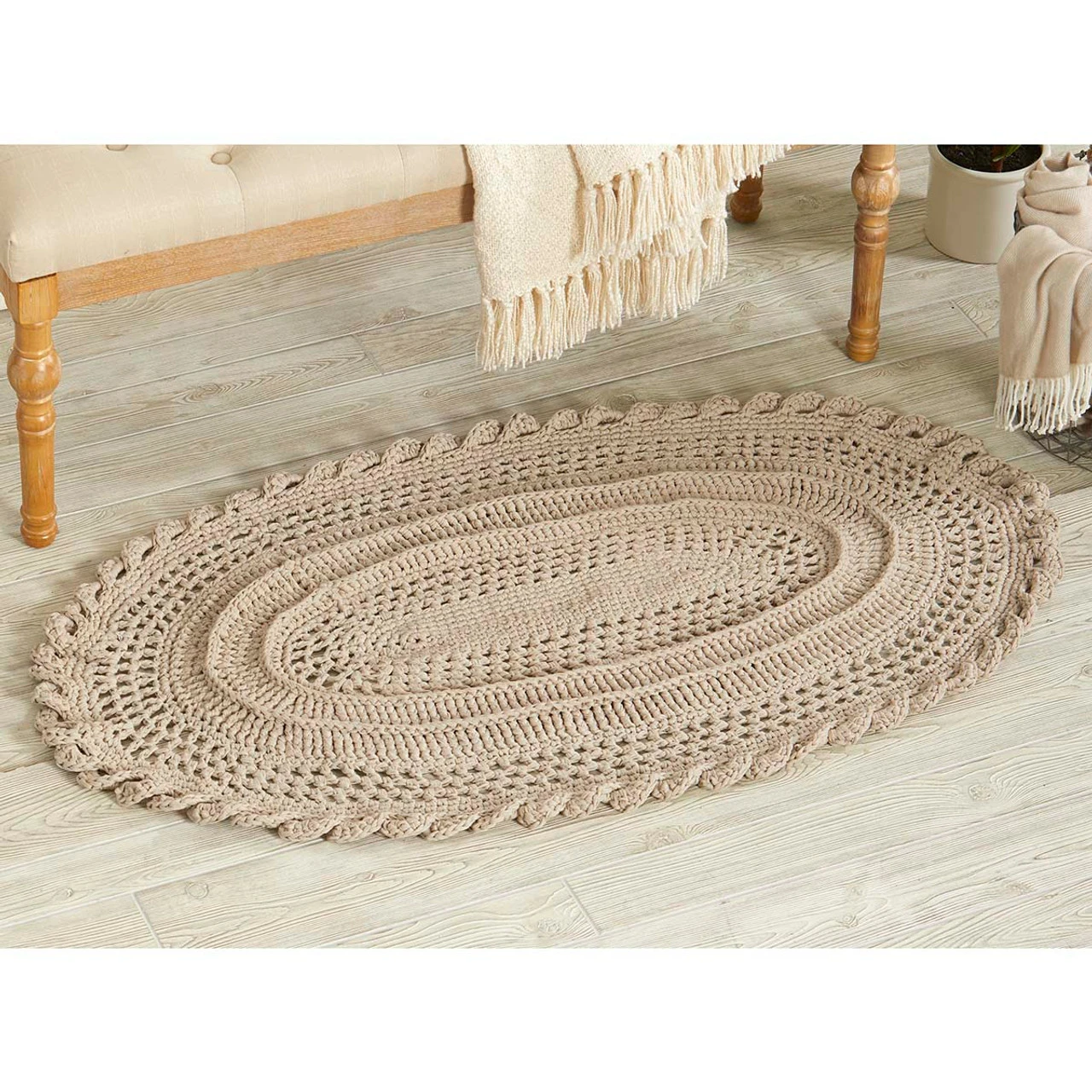 Willow Yarns Lucine Rug Crochet Yarn Kit 3 Willow Yarns Lucine Rug Crochet Yarn Kit