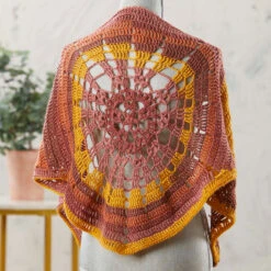 Willow Yarns Pretty Pentagon Shawl Crochet Yarn Kit