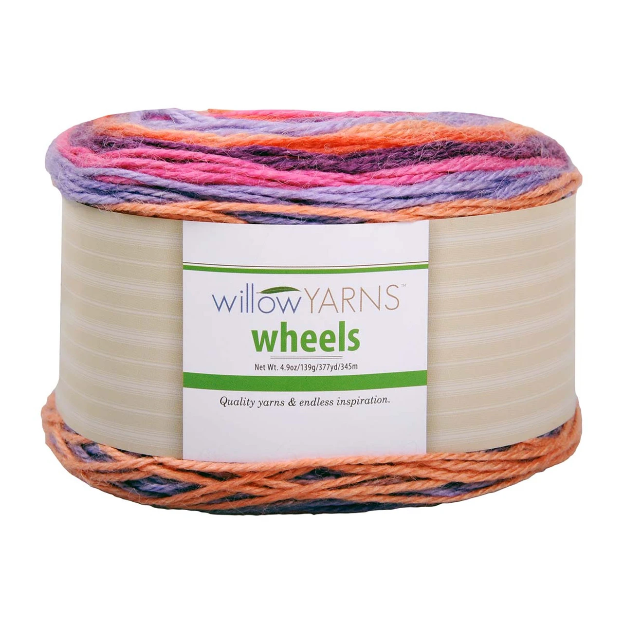 Willow Yarns Wheels-Bag Of 5 Yarn Pack 3 Willow Yarns Wheels-Bag Of 5 Yarn Pack