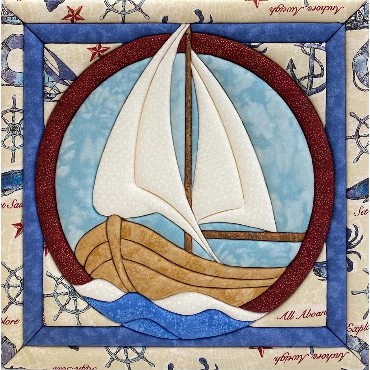Quilt Magic Our Sailboat No-Sew Quilt Kit 3 Quilt Magic Our Sailboat No-Sew Quilt Kit
