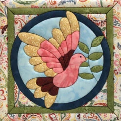 Quilt Magic Peace Dove No-Sew Quilt Kit