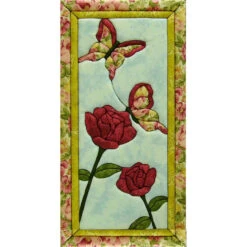 Quilt Magic Roses & Butterflies No-Sew Quilt Kit