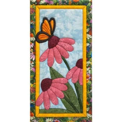 Quilt Magic Cone Flowers No-Sew Quilt Kit